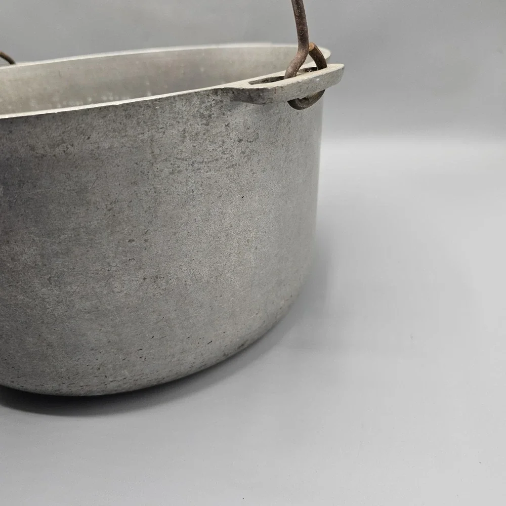 Vintage‎ Super Maid Cast Aluminum 10 Quart Stockpot Spout Handle Kettle Caldron